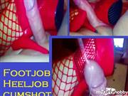 ladygaga-heels – Footjob – Heeljob – Cumshot