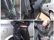 Darkbaby83 – CarWash im Saunaanzug & Gummistiefeln