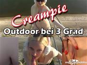 BellaBlond – Creampie Outdoor bei 3 Grad – GEIL!