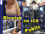 LadyKacyKisha – Krasse Nummer! Blowjob im ICE Zug Public