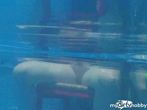 RealesFetishPaar - Unterwasserkamera - Bondage im Pool