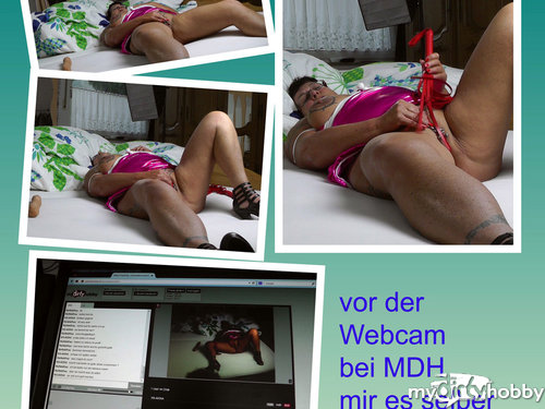 Reifebifrau - An der Webcam zum Orgasmus Gefingert