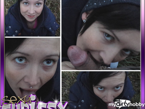 -Sexy-Chrissy- - Outdoor Blowjob beim Herbstspaziergang
