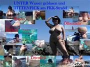 SEXY-BLACKY – UNTER Wasser geblasen und Tittenfick am FKK-Strand