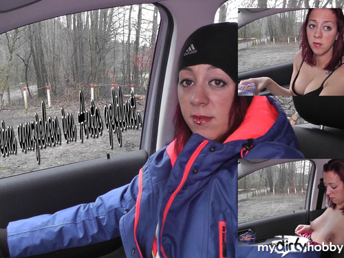 LinaLenz - Heimlich beim umziehen im Auto gefilmt