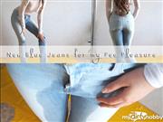 RinaDi – New Blue Jeans for my Pee Pleasure