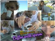 Angel-Desert – Sperm story: Kaffee mit Sperma.
