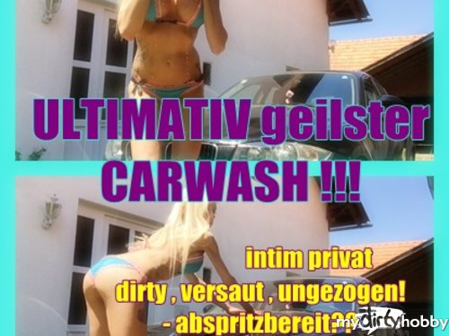 Sexxy-Angie - Ultimativ geilster CARWASH !!!