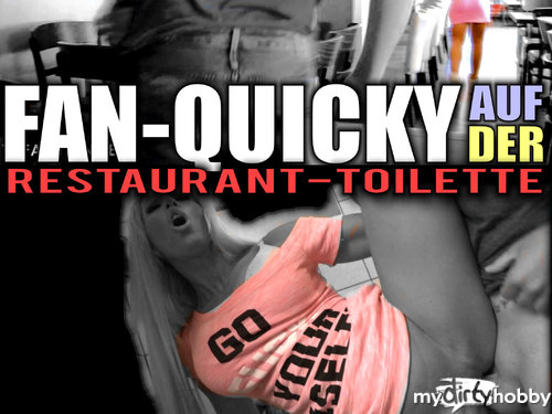 TiffanyAngel - Fan-Quickie auf der Restaurant-Toilette