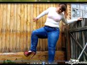 IrishkaVirt – pissing in a dirty and stinky jeans! day 3 ))) desire user’s  –  law )