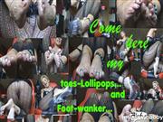 Sachsen-Lady – Come here my toes Lollipops and Foot wanker,,,Dirty-Talk