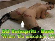 QueenParis – AO Reinspritz – Bank ! Willst Du einzahlen ???