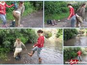 Snejka – bathing in mud boots (3)