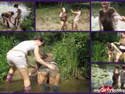 Snejka – bathing in mud boots (4)