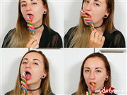 innocentbunny – Licking the lollipop