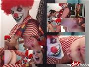 Fickschnitte-18 – Brutal…!!!  Fieser Horror Clown, benutzt mich als Anales Fickfleisch
