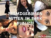 JessyCam – Fremdgelasen mitten im Park Public !!