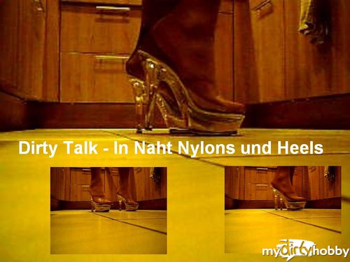 schwanzspiel - Dirty Talk und High Heels Walk