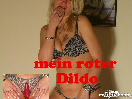 kaetzchen75 - der rote Dildo in meiner Muschi!!