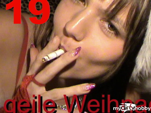 geile-Nathalie - Kalendertürchen 19      smoking Santa-Claus