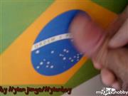 nylonjunge – **FAN Wunsch** – Brasilien: Flagge bespritzen