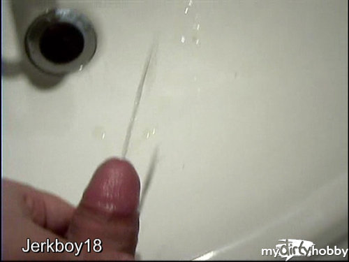 jerkboy18 - In das Waschbecken gewichst