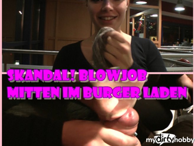 Selina-666 - !SKANDAL! BLOWJOB MITTEN IM BURGER LADEN