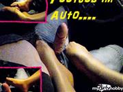 ladygaga-heels – Footjob im Auto – nach Disco Besuch im Auto gewichst