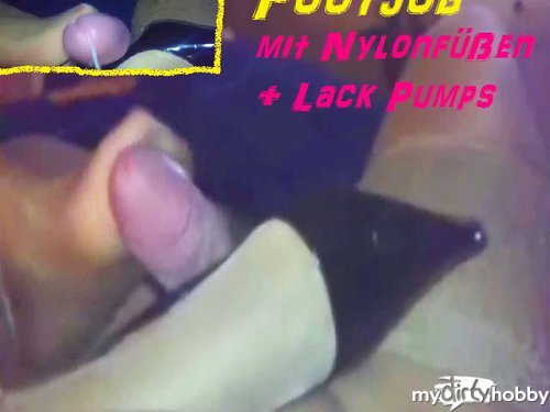 ladygaga-heels - Shoejob mit Lack Pumps