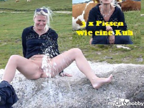 kaetzchen75 in 3 x Pissen wie eine Kuh