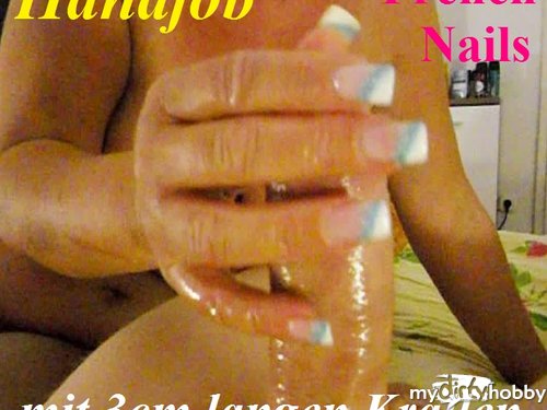 ladygaga-heels - Handjob - mit 3cm langen French Nails