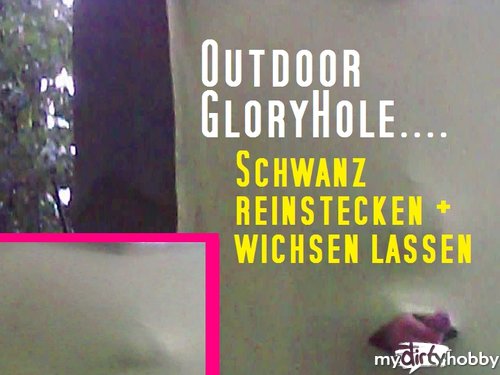 schwanzspiel - Glory Hole im Wald