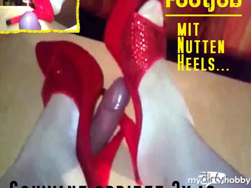 ladygaga-heels - WOW - Shoejob - Typ spritzt 2x hintereinander ab