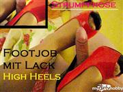 ladygaga-heels – WOWWWW….Footjob mit 13cm Lack Pumps