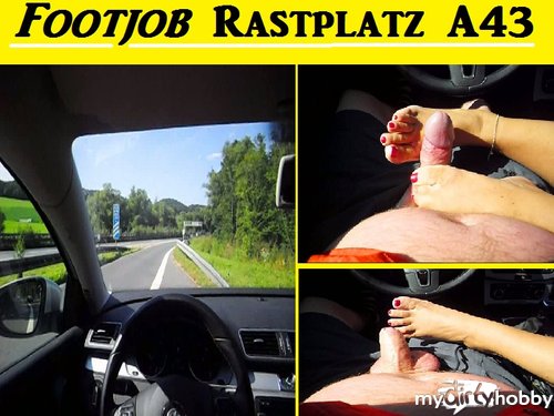 ladygaga-heels - Footjob im Auto - A43 Sprockhövel
