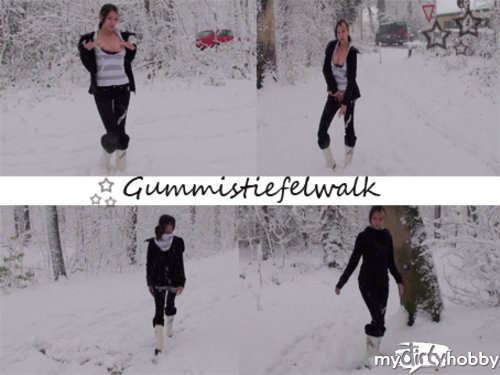 Wunschfee3 - Mit Gummistiefeln im Schnee