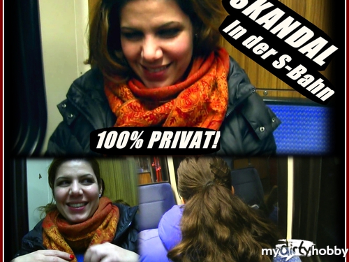 HOT-KINKY-ME - 100% REAL und PRIVAT! Öffentlich in der S-Bahn gefingert und geblasen!
