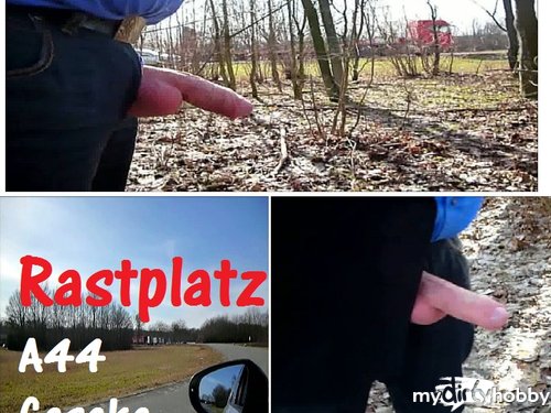 schwanzspiel - Handjob am Rastplatz A44 Geseke