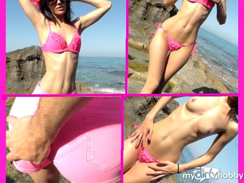 Multi-Orgasmic in Bikini-Model – Outdoor Blowjob auf Ibiza! 1