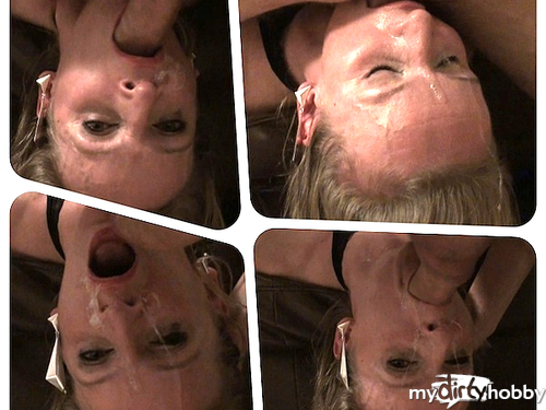PascalsSubSluts - First-timer HOLLY: upsidedown deepthroat, covered in drool