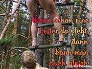 extremelara – Wenn schon eine Leiter da im Wald