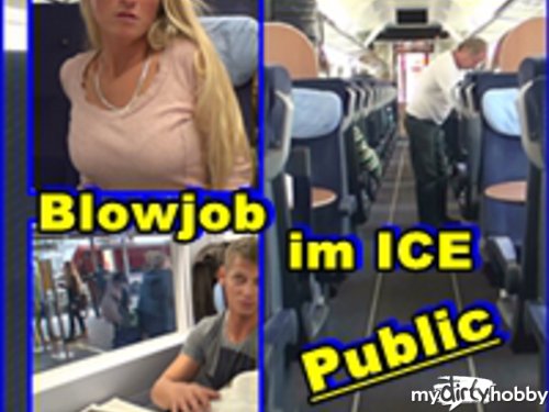 LadyKacyKisha - Krasse Nummer! Blowjob im ICE Zug Public