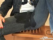 jeansledernass – tena höschen unter jeans
