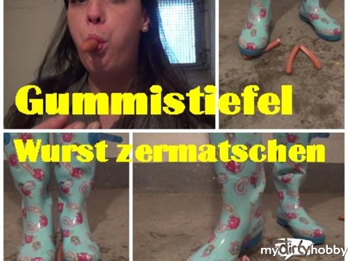 Darkbaby83 - Gummistiefel Wurst zermatschen