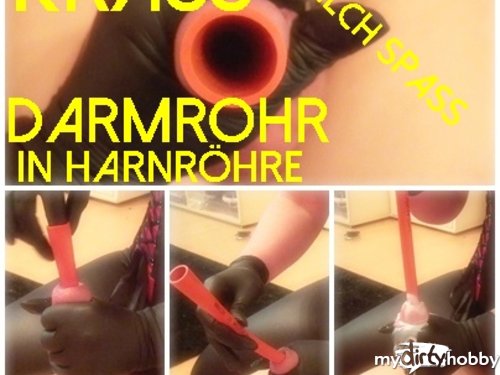 Darkbaby83 - KRASS Darmrohr in Harnröhre + Milch Spass