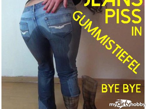 Darkbaby83 - Jeans PISS in Gummistiefel-bye bye