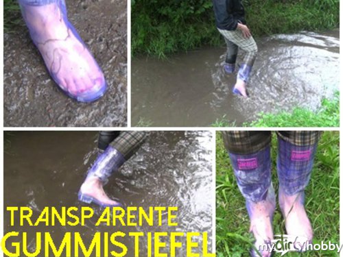 Darkbaby83 - Transparente Gummistiefel im Bach