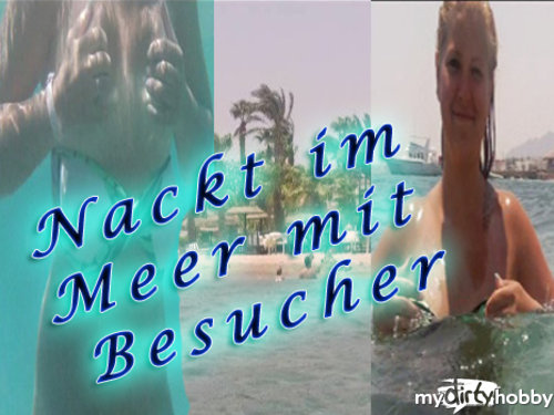 freeDuo - Im Öffentlichen Meer bei Besuch NACKT