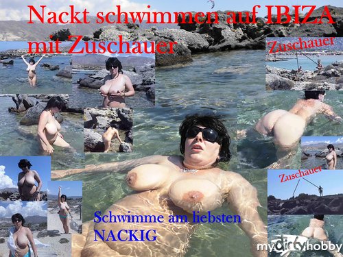 SEXY-BLACKY - Nackt schwimmen auf IBIZA mit Zuschauer