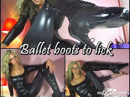 Sybella - Ballet boots to lick